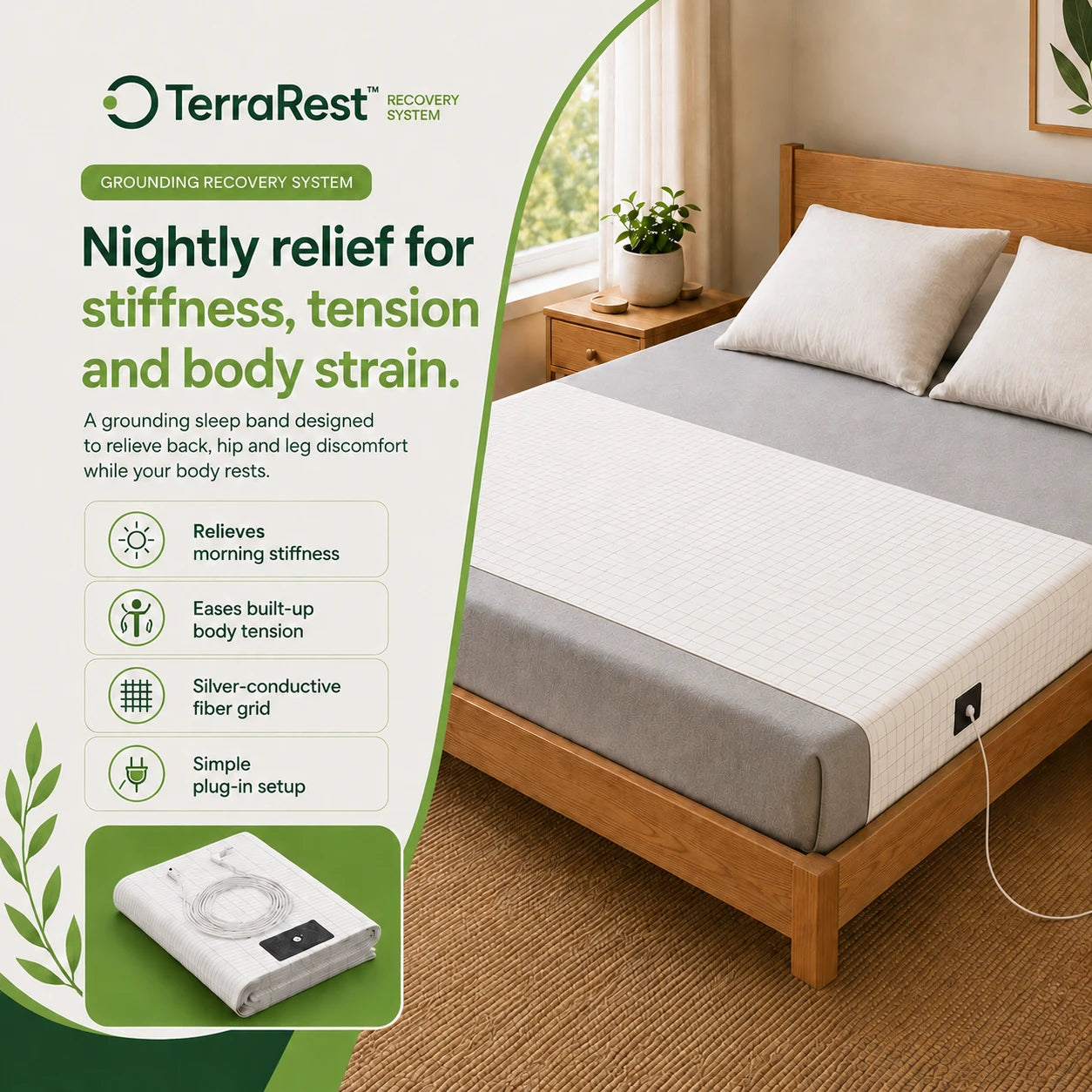 TerraRest™ Grounding Bedsheet